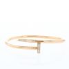 Cartier Juste un clou bracelet in pink gold and diamonds, size 17 - 360 thumbnail