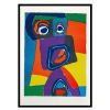 Karel Appel, "The unknown singer", lithograph in colors on paper, signed and numbered, of 1969 - 00pp thumbnail