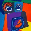 Karel Appel, "The unknown singer", lithograph in colors on paper, signed and numbered, of 1969 - Detail D1 thumbnail