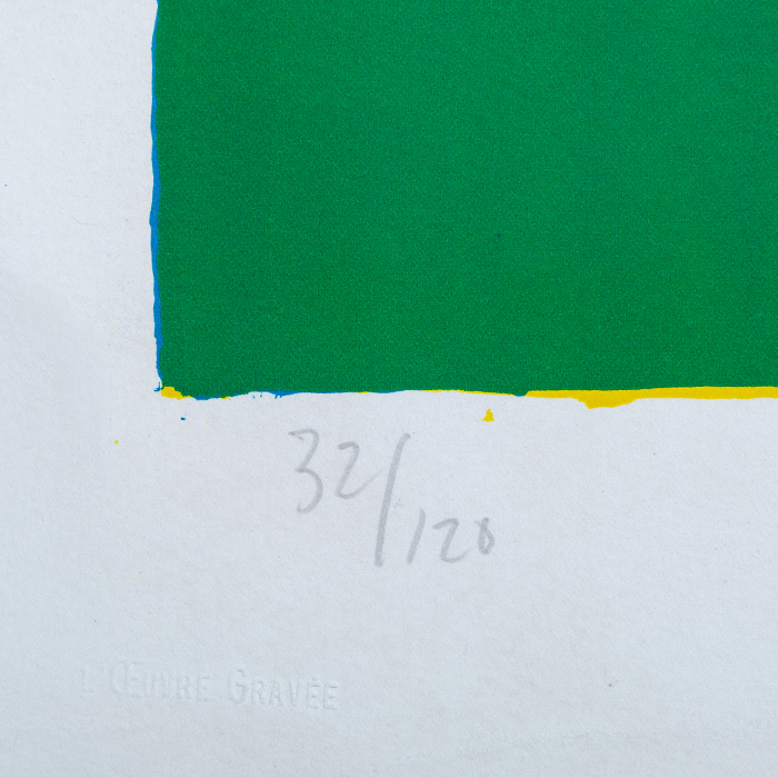 Karel Appel, "The unknown singer", lithograph in colors on paper, signed and numbered, of 1969 - Detail D3