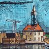 Bernard Buffet, "Hindeloopen en Frise", lithograph in colors on Arches papers, signed and numbered, of 1986 - Detail D1 thumbnail
