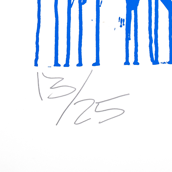 JonOne (John Andrew Perello dit) (Born in 1963), Urban calligraphy (Blue) - 2009 - Detail D3