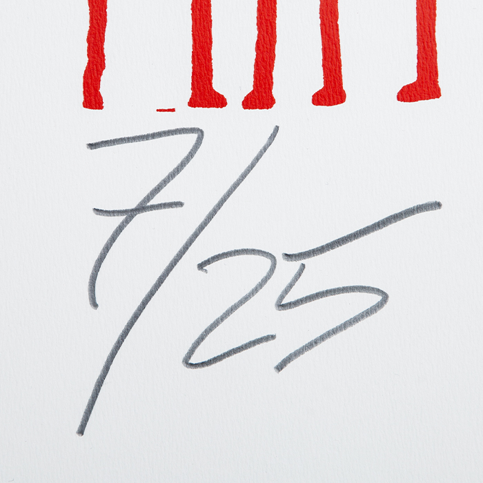 JonOne (John Andrew Perello dit) (Born in 1963), Urban calligraphy (Red) - 2009 - Detail D3