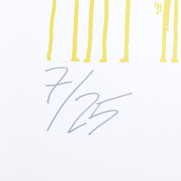 JonOne (John Andrew Perello dit) (Born in 1963), Urban calligraphy (Yellow) - 2009 - Detail D3