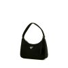 Prada Re-nylon handbag in black canvas - 00pp thumbnail