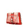 Fendi handbag in red and white canvas - 00pp thumbnail
