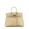 Hermes Birkin 35 cm handbag in tourterelle grey togo leather - 360 thumbnail
