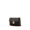 Bolso de mano Chanel Mini Timeless en cuero acolchado negro - 00pp thumbnail