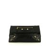 Balenciaga Classic City pouch in black leather - 360 thumbnail