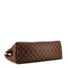 Bolso de mano Louis Vuitton  Graceful en lona a cuadros ébano y cuero marrón - Detail D4 thumbnail