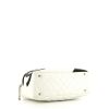 Chanel Cambon handbag in white and black quilted leather - Detail D4 thumbnail