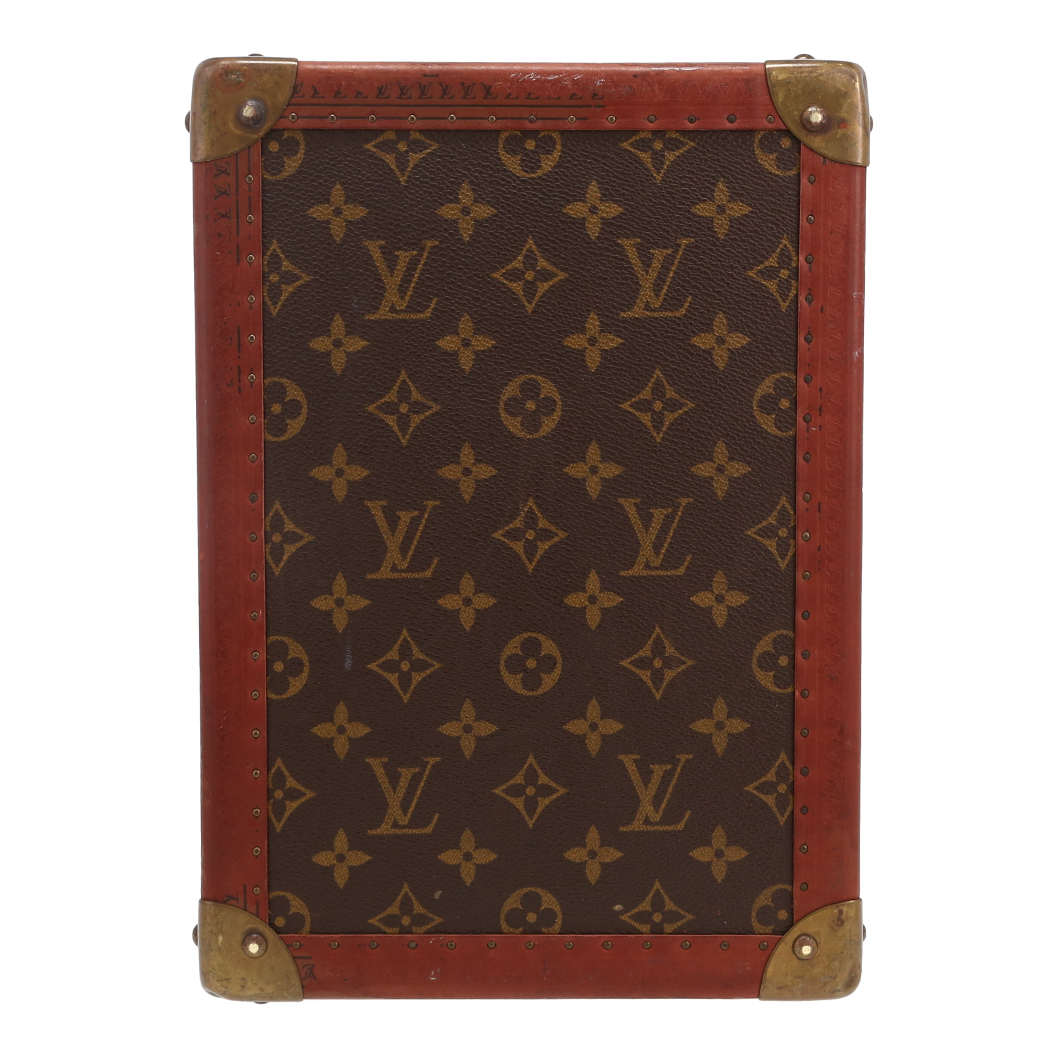 Beauty Louis Vuitton  Boîte à flacons in tela monogram marrone e pelle naturale - Detail D1