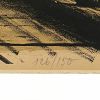 Bernard Buffet, "La Tour Eiffel", lithographie en huit couleurs sur papier Arches, signée et numérotée, de 1962 - Detail D3 thumbnail