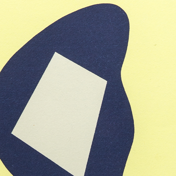 Jean Arp, "Sans titre", lithograph in colors on paper, signed and numbered, from the 1950/1960 - Detail D1