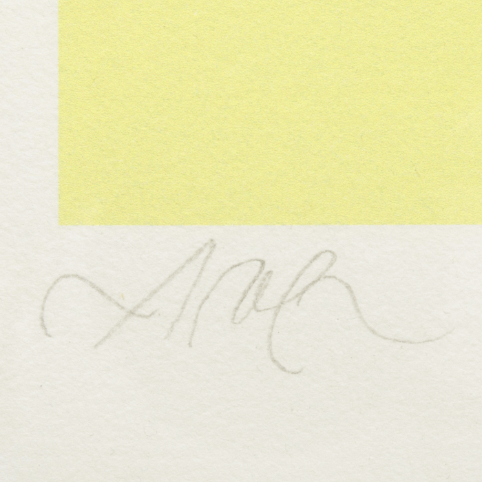 Jean Arp, "Sans titre", lithograph in colors on paper, signed and numbered, from the 1950/1960 - Detail D3