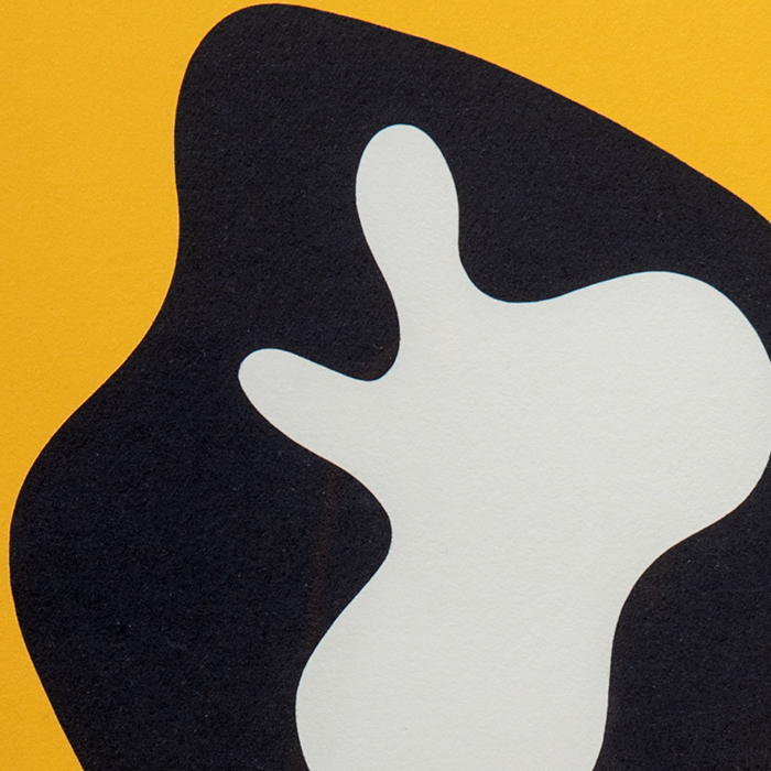 Jean Arp, "Sans titre", lithograph in colors on paper, signed and numbered, from the 1950/1960's - Detail D1