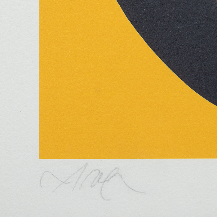 Jean Arp, "Sans titre", lithograph in colors on paper, signed and numbered, from the 1950/1960's