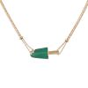 Bulgari Gelati necklace in pink gold,  malachite and diamonds - 00pp thumbnail