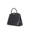 Hermès Dalvy handbag in navy blue box leather - 00pp thumbnail