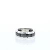 Flexible Chanel Ultra medium model ring in white gold and ceramic - 360 thumbnail