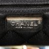 Chanel  Editions Limitées pouch  in black patent leather  and silver leather - Detail D3 thumbnail