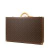 Valigia Louis Vuitton  Alzer 70 in tela monogram marrone e pelle naturale - 00pp thumbnail