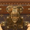 Louis Vuitton  Alzer 70 suitcase  in brown monogram canvas  and natural leather - Detail D4 thumbnail