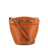 Celine Crécy bag in cognac smooth leather - 360 thumbnail