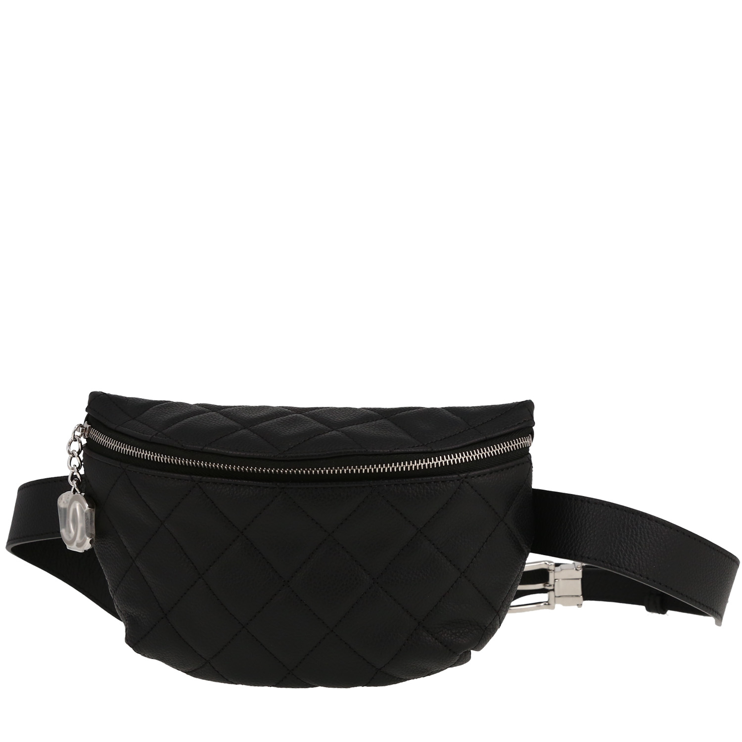 coco chanel belt bag black
