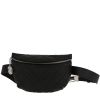 Bolsito-cinturón Chanel en cuero granulado acolchado negro - 00pp thumbnail