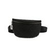 Pochette-cintura Chanel in pelle martellata e trapuntata nera - 360 thumbnail