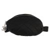 Chanel clutch-belt in black quilted grained leather - Detail D1 thumbnail