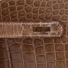 Sac à main Hermès  Kelly 32 cm en crocodile porosus beige Ficelle - Detail D8 thumbnail