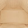 Sac cabas Louis Vuitton Neverfull grand modèle en toile damier enduite azur et cuir naturel - Detail D2 thumbnail