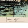 Bernard Buffet, "Le Campanile et le Palais des Doges", lithographie en couleurs sur papier Arches, tirée de l'album "Venise", épreuve d'artiste, signée et annotée, de 1986 - Detail D2 thumbnail