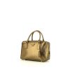 Prada Bowling handbag in gold leather saffiano - 00pp thumbnail
