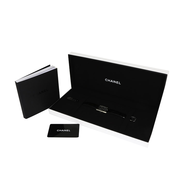 Chanel Boyfriend Tweed watch in stainless steel Ref:  H6128 Circa  2019