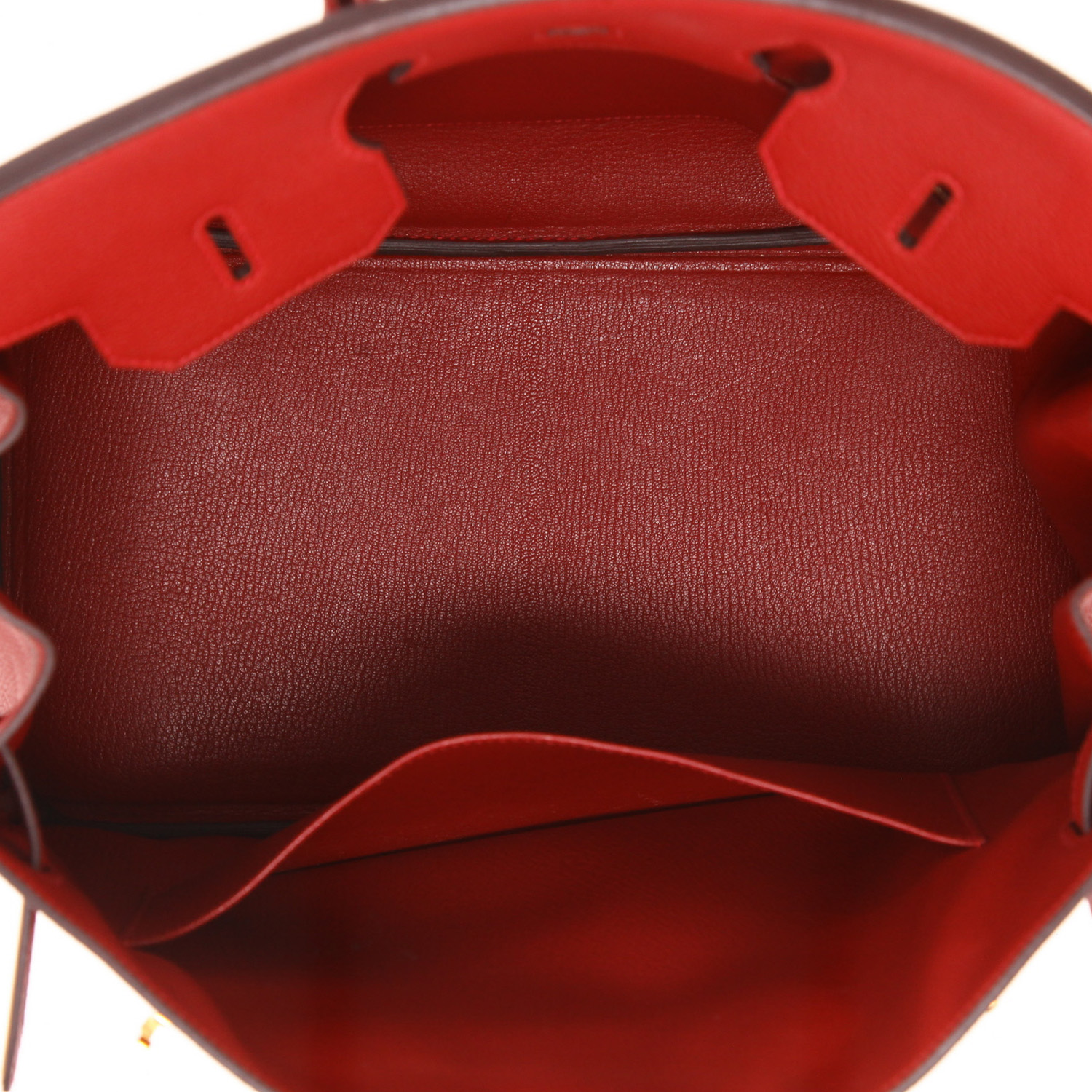 Sac à main Hermès  Birkin 35 cm en cuir togo rouge Casaque - Detail D3