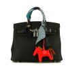 Hermes Birkin 25 cm handbag in black togo leather - 360 thumbnail