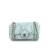 Chanel  Timeless Classic handbag  in Bleu Pale canvas - 360 thumbnail