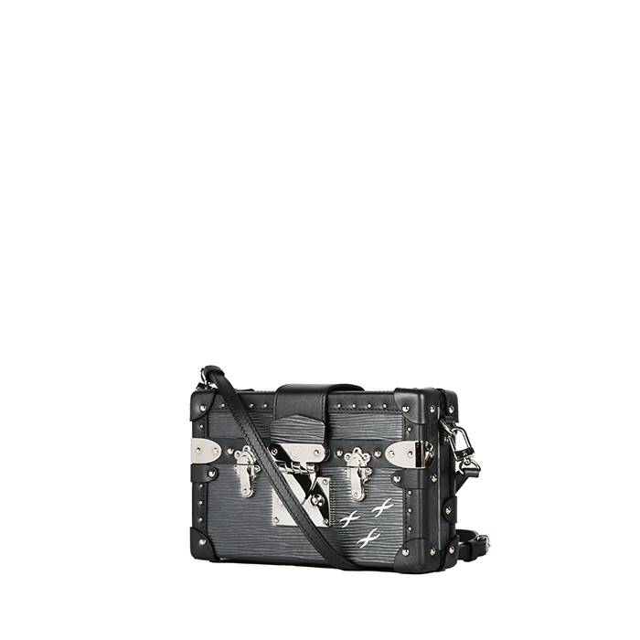 Louis Vuitton Petite Malle trunk in grey epi leather and black leather - 00pp
