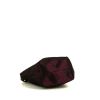 Louis Vuitton Louis Vuitton Editions Limitées handbag in purple satiny canvas and black leather - Detail D4 thumbnail