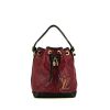 Louis Vuitton handbag in matte burgundy empreinte monogram leather and black leather - 360 thumbnail