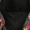 Bolso de mano Louis Vuitton en cuero monogram huella burdeos mate y cuero negro - Detail D2 thumbnail