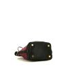Louis Vuitton handbag in matte burgundy empreinte monogram leather and black leather - Detail D4 thumbnail