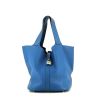 Hermes Picotin handbag in blue togo leather - 360 thumbnail