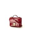 Sac bandoulière Louis Vuitton  Monceau en cuir verni rouge grenat - 00pp thumbnail