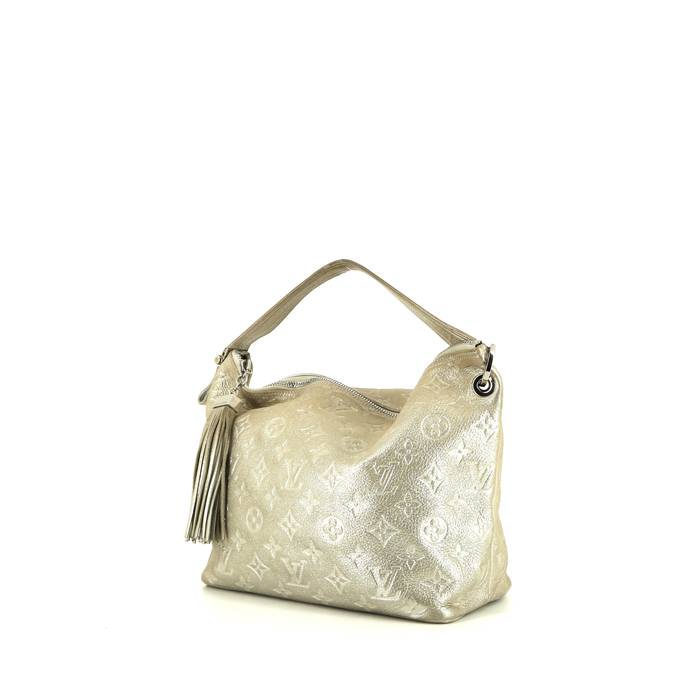 Louis Vuitton Handbag in silver monogram leather - 00pp