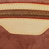 Louis Vuitton shopping bag in beige canvas and brown Cacao suede - Detail D3 thumbnail