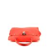 Bolso de fin de semana Hermès Relax Kelly en cuero swift rosa Jaipur - 360 Front thumbnail